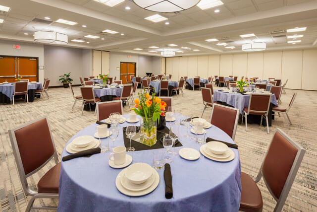 Sheraton Four Points' ball room after renovation