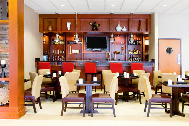 Before image of bar at Sheraton Four Points