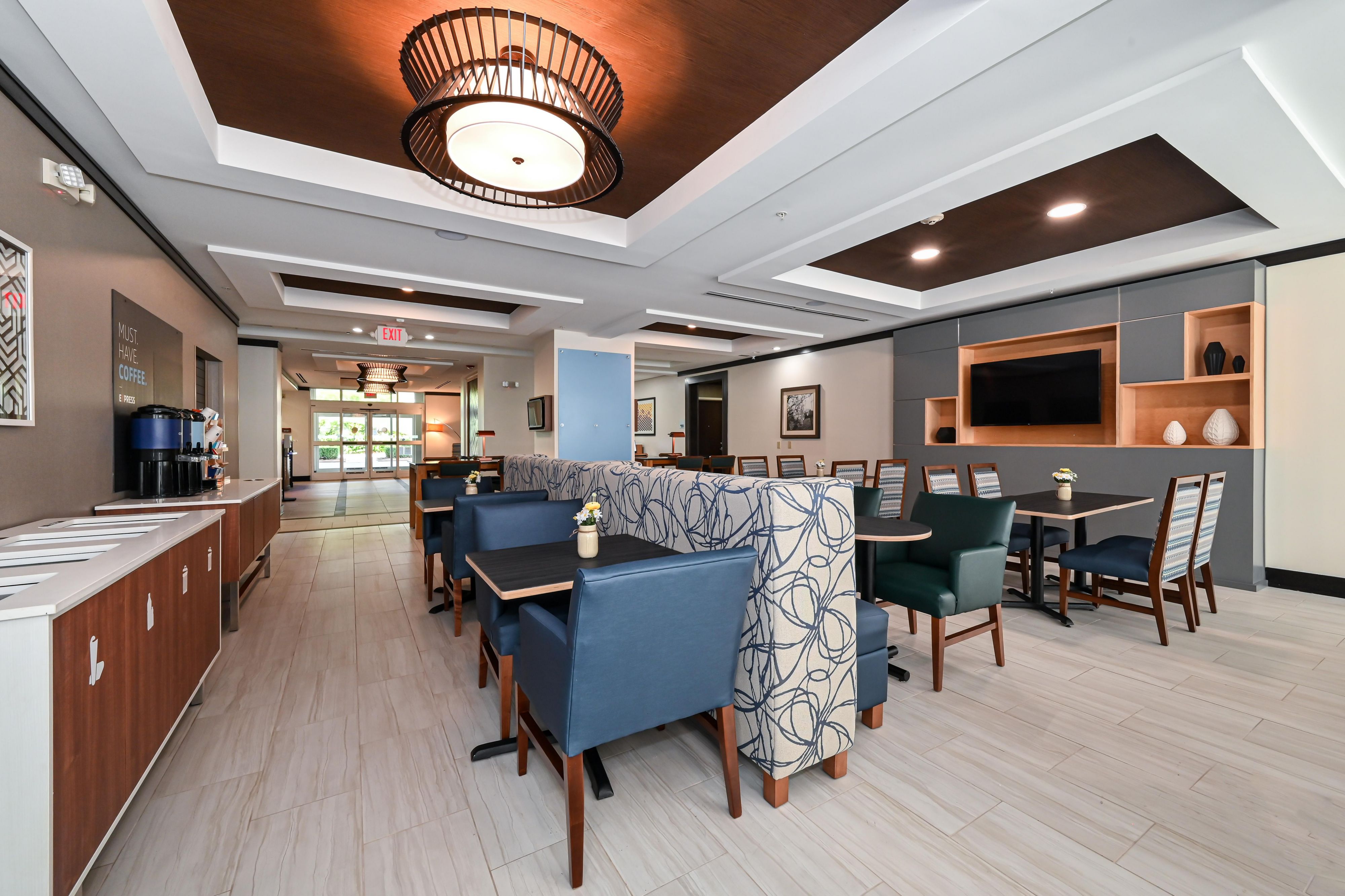 Dining area after renovation